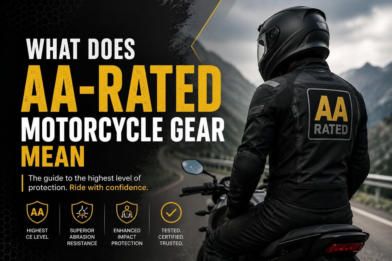 What Does AA-Rated Motorcycle Gear Mean