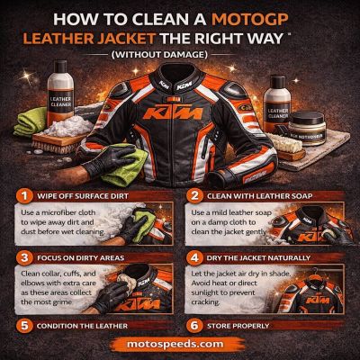 How to Clean a MotoGP Leather Jacket