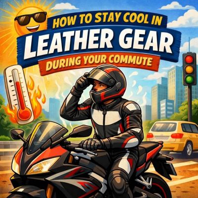 how-do-i-avoid-getting-hot-and-sweaty-in-leather-gear-during-a-commute