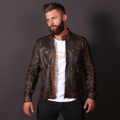The Leather Outlaw Jacket for Men