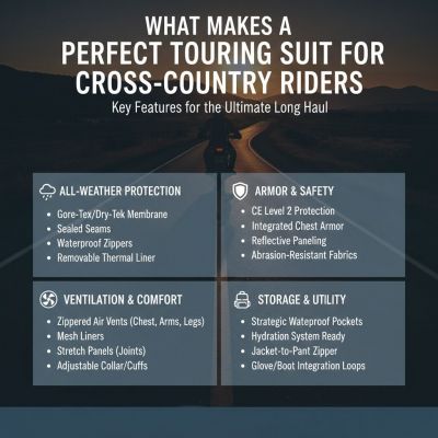 What Makes a Perfect Touring Suit for Cross-Country Riders