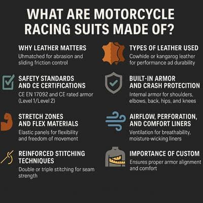 motorcycle leather suit