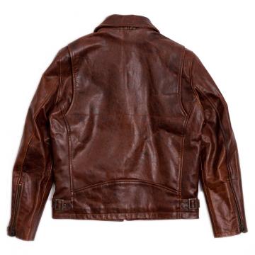 Espresso Whiskey Leather Jacket