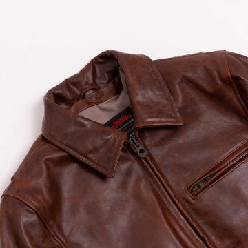 leather outdoor jacket