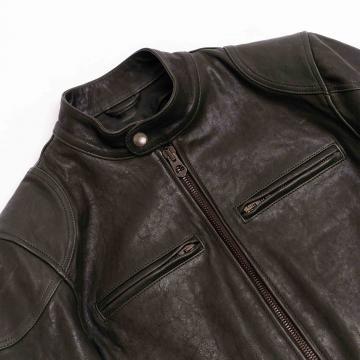 Cafe Racer Leather Jacket