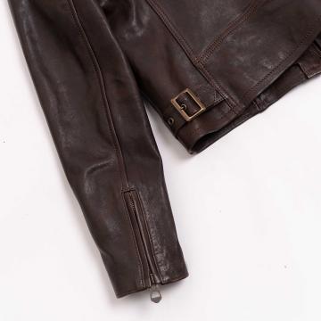 cafe racer brown jacket