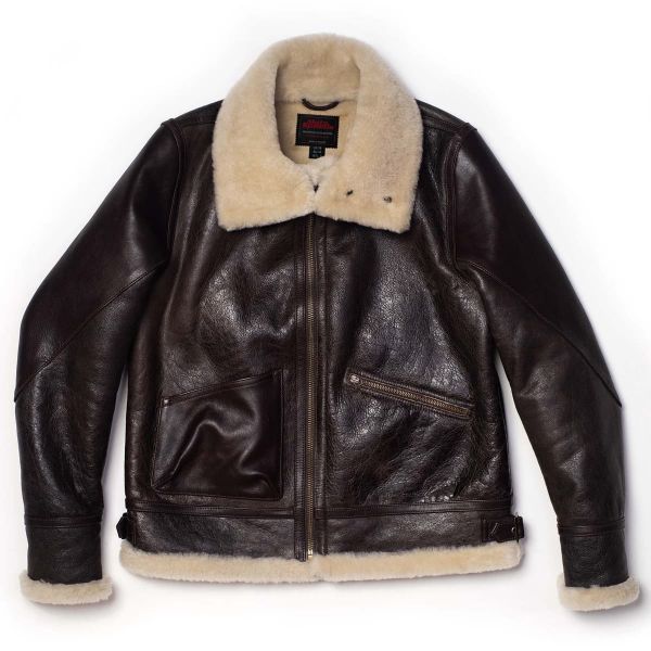 b3 shearling bomber jacket
