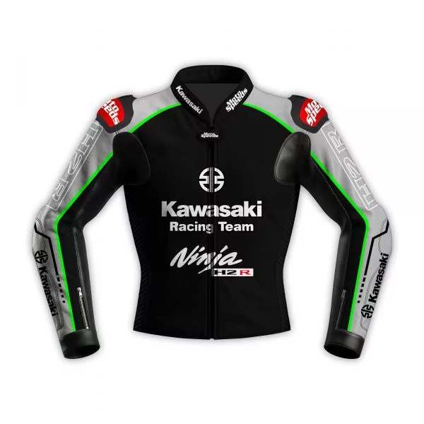 Kawasaki Ninja H2R Motorcycle Racing Jacket - Shop Now
