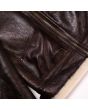 Aviator B-3 Shearling Jacket Brown right side poket