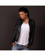 black leather jacket outfits womens