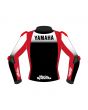 Yamaha M1 Motorcycle Leather Race Jacket Back View
