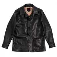 ジャケット・アウター 40s 50s vintage Leather car coat BRN Men's 1940s Vintage Leather Jacket Brown – Crush on Retro