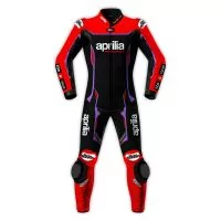 Shop the Aprilia RSV4 Motorcycle Leather Suit Today—Ride in Safety!