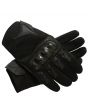 short leather gloves