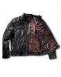 Black leather jacket