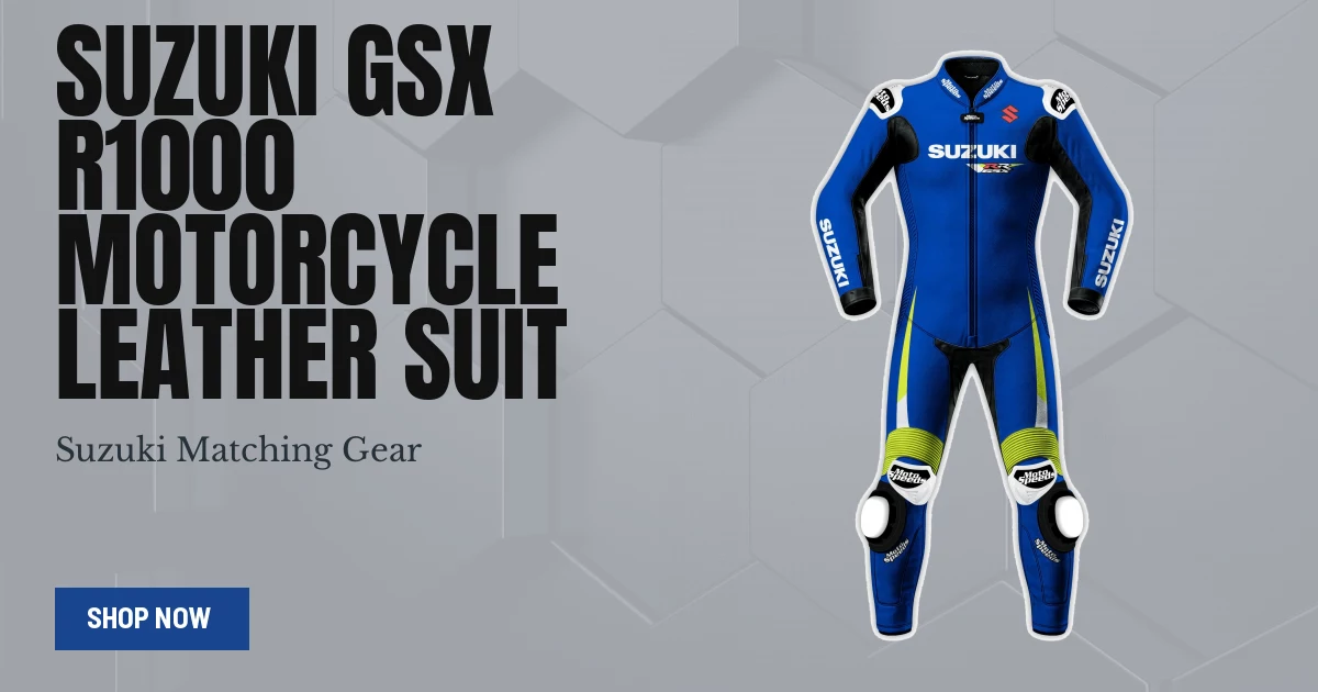 Shop Suzuki GSX-R1000 Leather Suit - Ride Safe, Buy Now