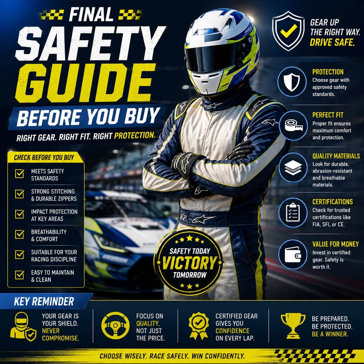 Final Safety Guide Before Race