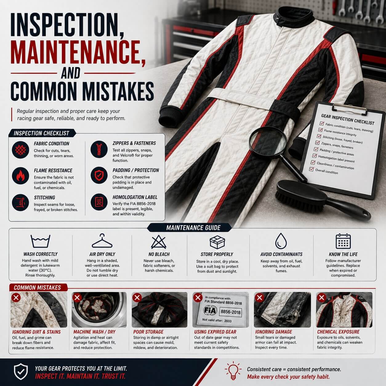 Inspection, Maintenance and Common Mistakes
