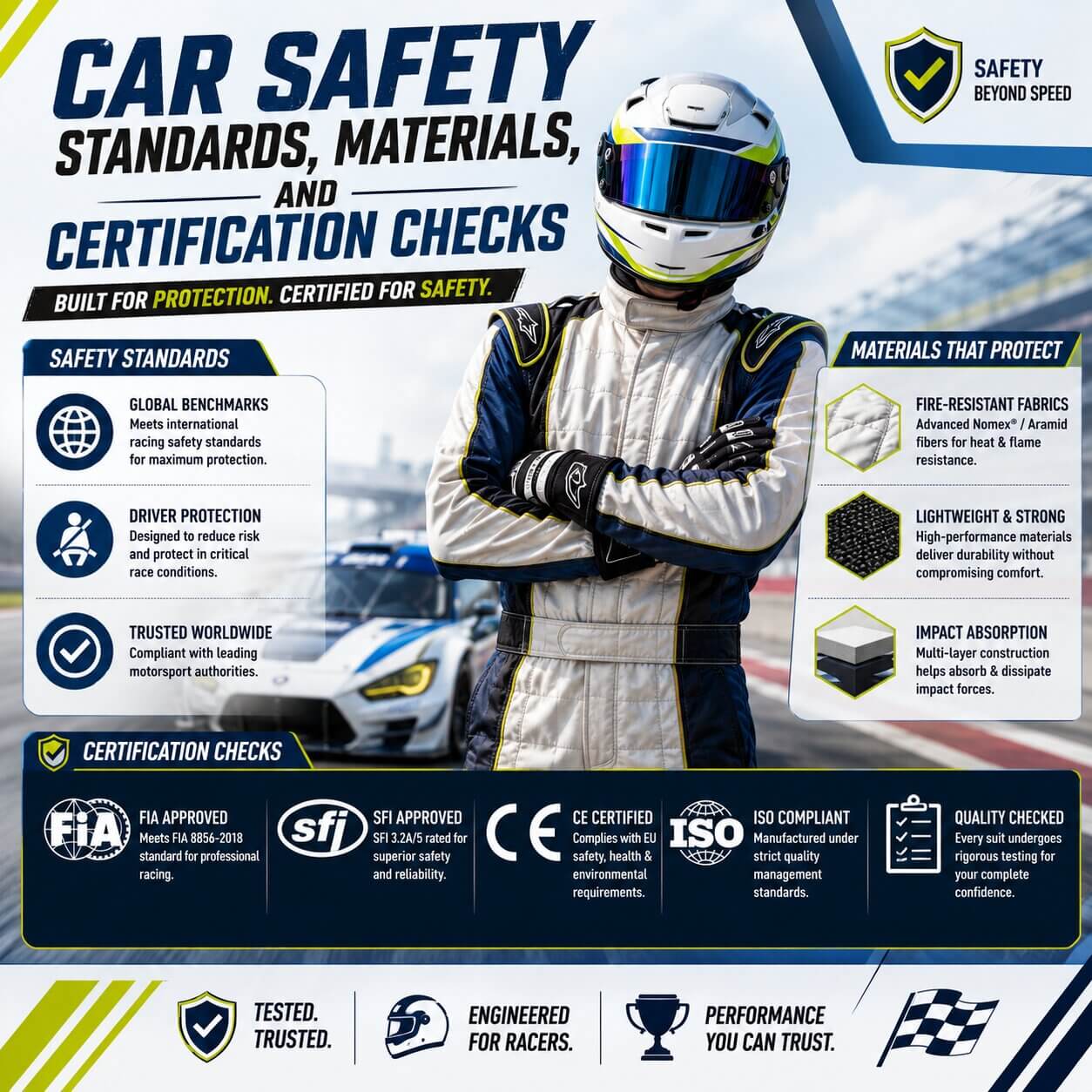 Safety Standards, Materials and Certification Checks