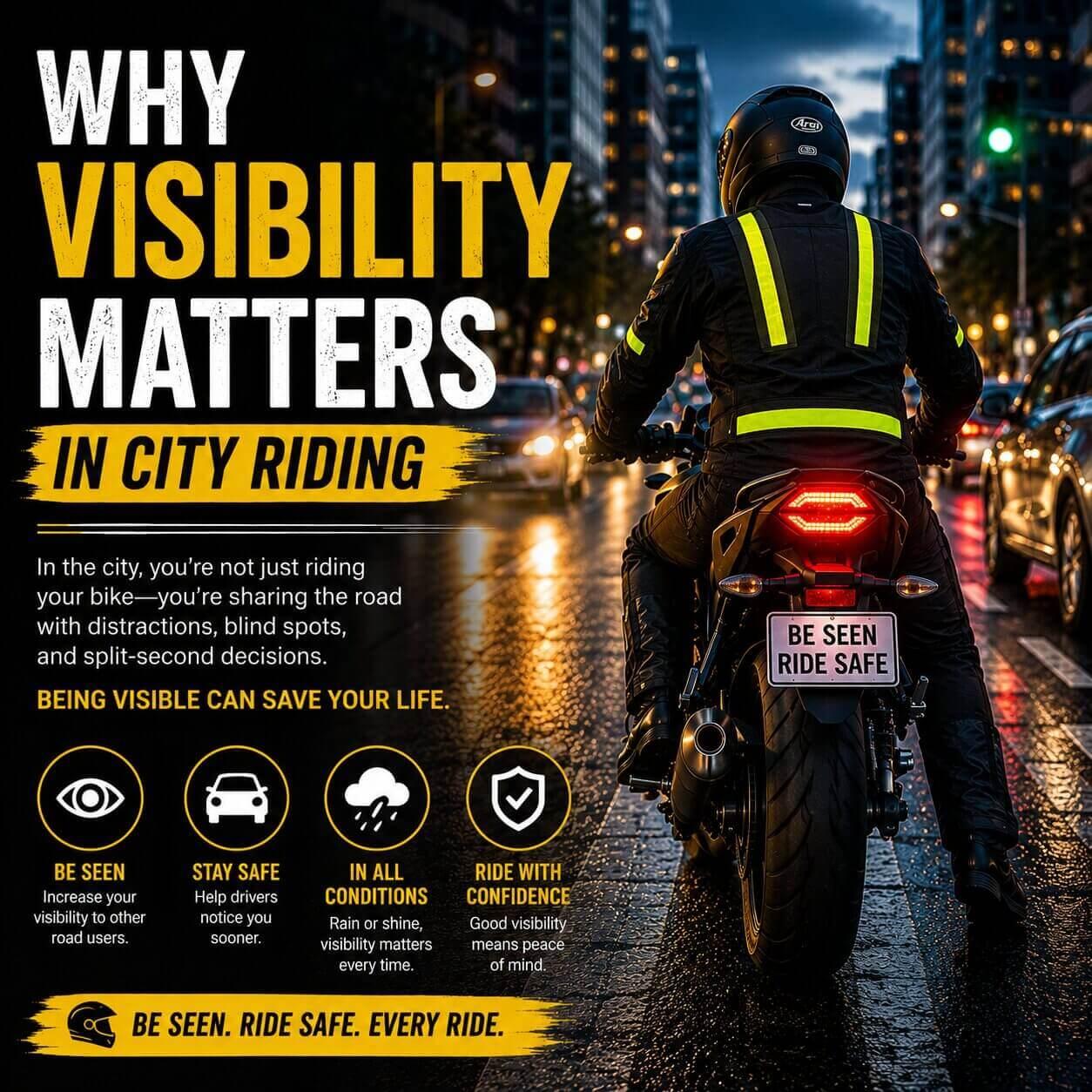 Visibility Matters in City Riding