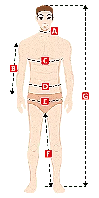 Size Chart Men Suit